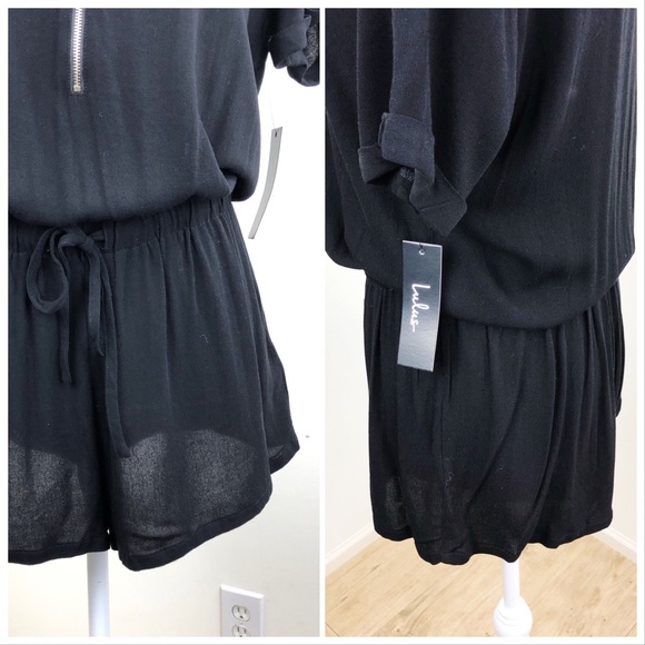 Lulu’s Flowy Short Sleeve Romper w/ Pockets NWT - Picture 5 of 8